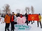Комсомольцы Октябрьского района приняли участие в постройке снежных фигур в парке «Арена»