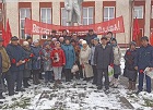 Каргатские коммунисты отметили 105-летие Октябрьской революции митингом