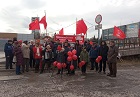 В Краснообске прошел митинг в честь годовщины Октябрьской революции