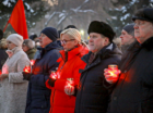 Коммунисты приняли участие в акции «Свеча памяти» на Монументе Славы