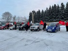 В Барабинском и Колыванском районах прошли автопробеги в честь 100-летия СССР