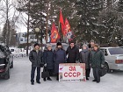 В Краснозерском районе прошла акция в честь дня рождения Сталина 