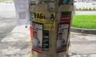 Чернуха продолжается: В Заельцовском районе с утра была массовая расклейка буклета Андрея Жирнова