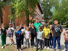 Член Молодежного парламента региона провел утреннюю зарядку для детей Первомайском районе