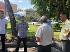 Депутат от КПРФ Павел Горшков провел выездное совещание на Монументе Славы в Первомайском районе