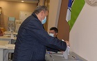 По данным на 12:00, в выборах приняло участие 23,86% избирателей области 